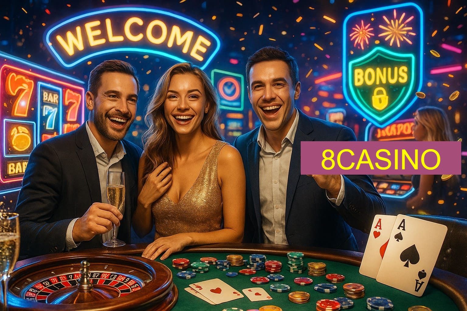 Jogos emocionantes no 8CASINO
