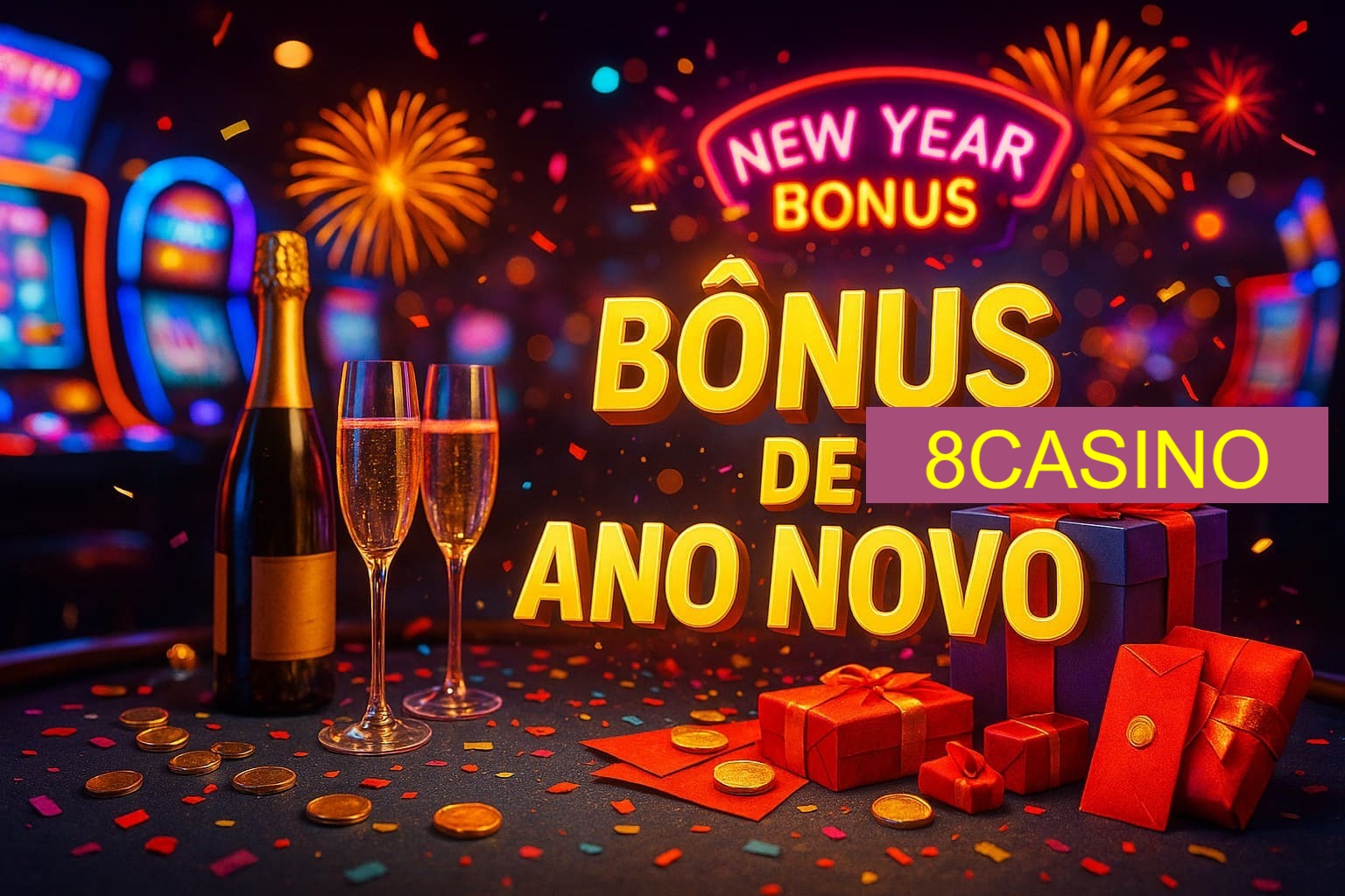 Promoções de Ano Novo no 8CASINO